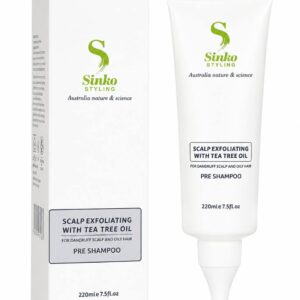 Профессиональный скраб для кожи головы Sinko Styling с маслом чайного дерева, 220 мл