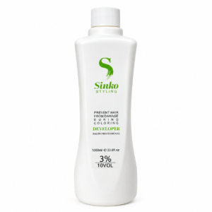 Профессиональный окислитель SINKO STYLING Developer 1000 мл. Доступные концентрации: 3%, 6%, 9% и 12% для окрашивания, тонирования и осветления волос.