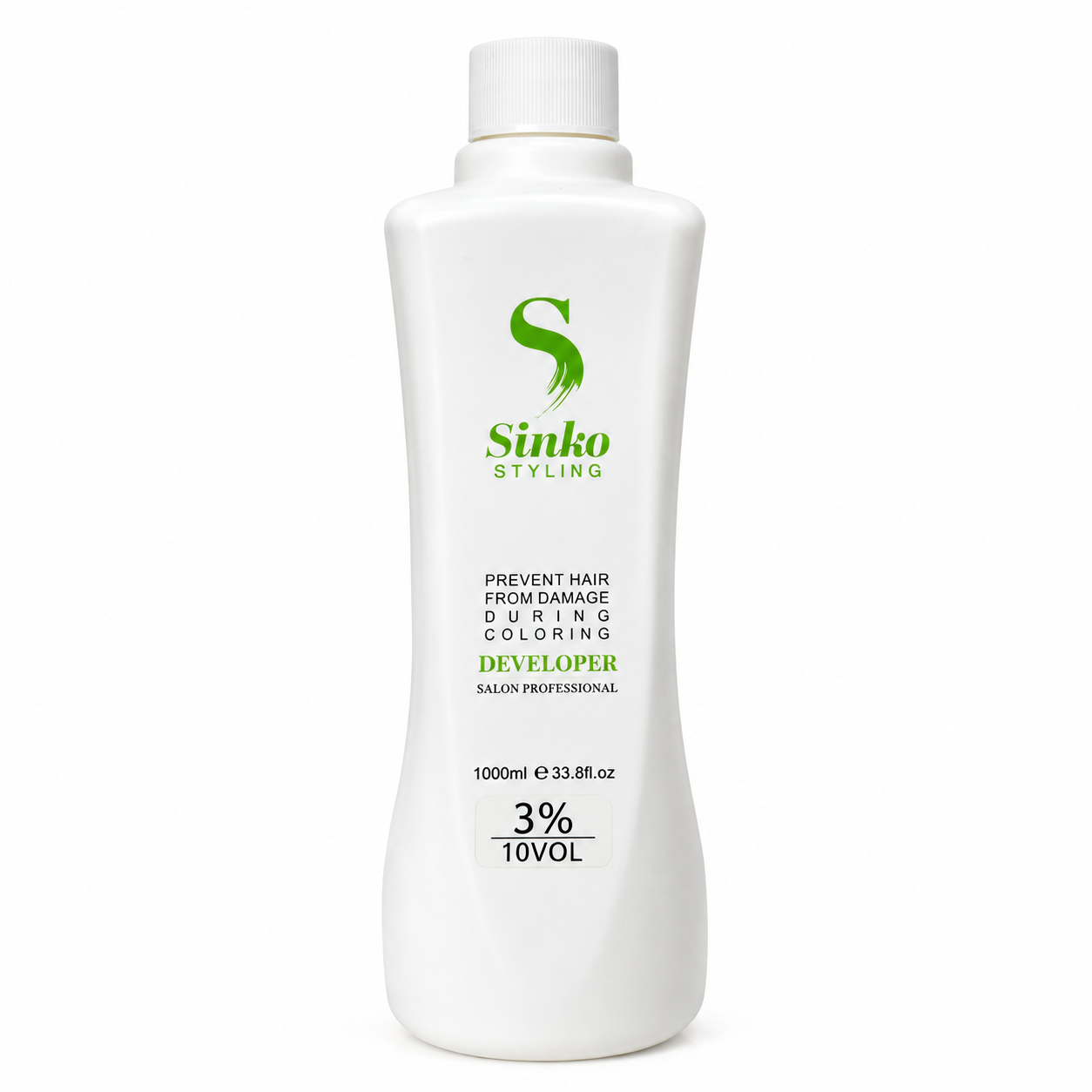 Профессиональный окислитель SINKO STYLING Developer 1000 мл. Доступные концентрации: 3%, 6%, 9% и 12% для окрашивания, тонирования и осветления волос.